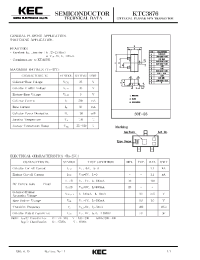 Datasheet KTC3876 manufacturer KEC